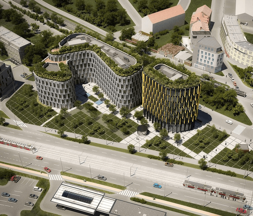 Lease of 6,000 sq m of office space in AFI Vokovice for the new HH Global headquarters